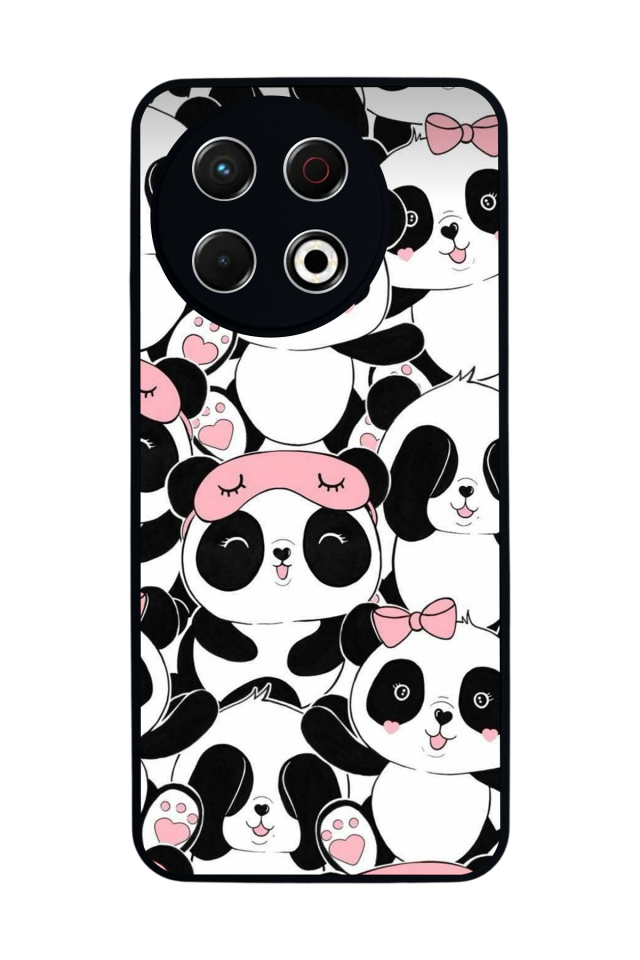 Tecno Spark 30 Pro Uyumlu Panda Tasarımlı Glossy Premium Kılıf