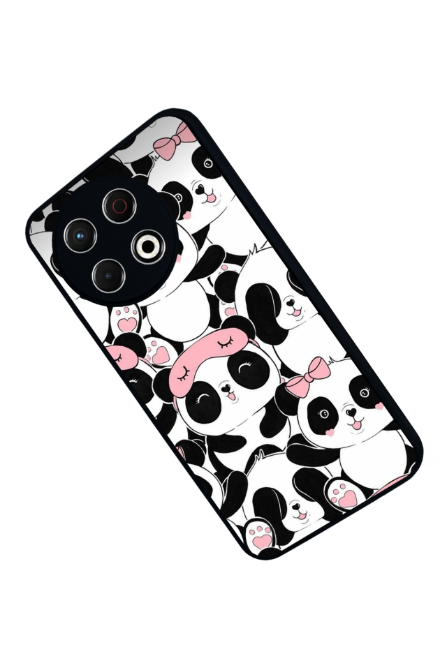 Tecno Spark 30 Pro Uyumlu Panda Tasarımlı Glossy Premium Kılıf