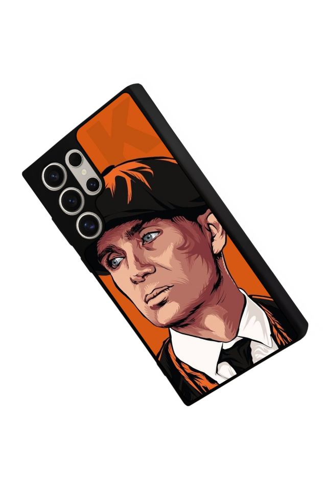 Samsung Galaxy S23 Ultra Uyumlu Peaky Blinders Tasarımlı Glossy Premium Kılıf