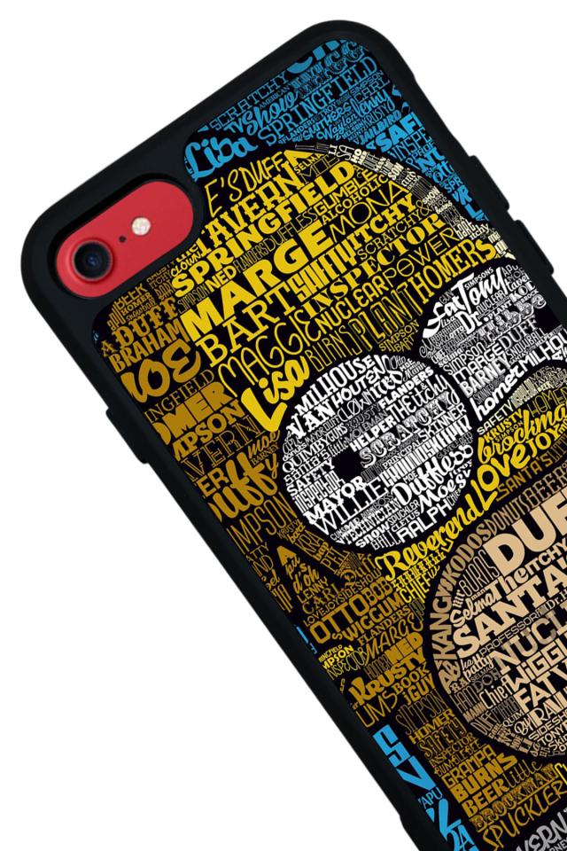 iPhone 7 Uyumlu The Simpsons Tasarımlı Glossy Premium Kılıf
