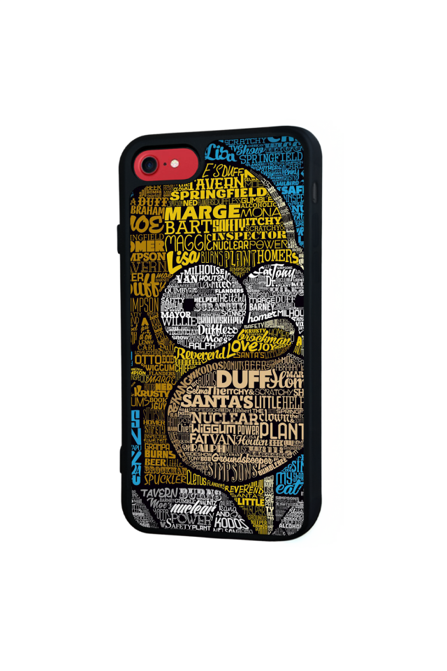 iPhone 7 Uyumlu The Simpsons Tasarımlı Glossy Premium Kılıf