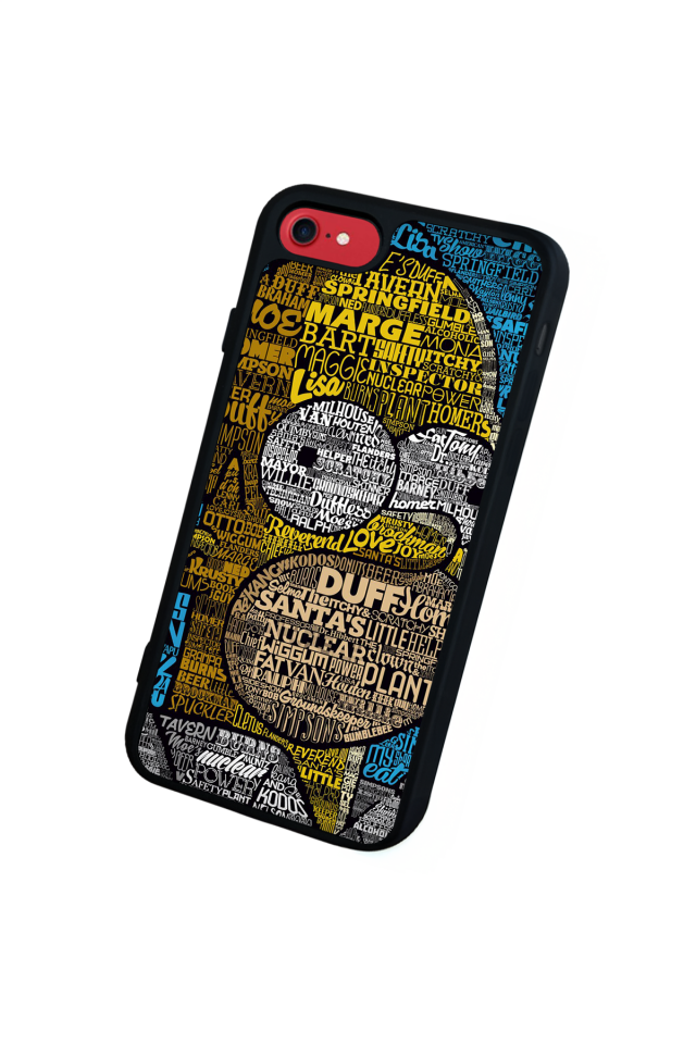 iPhone 7 Uyumlu The Simpsons Tasarımlı Glossy Premium Kılıf