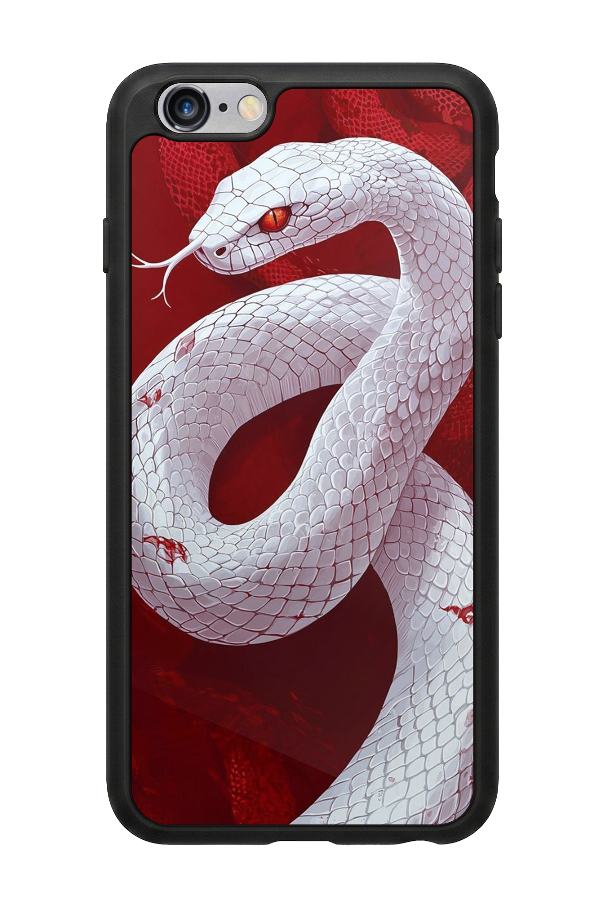 iPhone 6s Plus Uyumlu Yılan Tasarımlı Glossy Premium Kılıf
