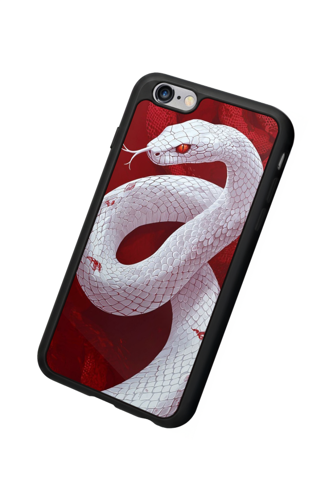 iPhone 6s Plus Uyumlu Yılan Tasarımlı Glossy Premium Kılıf