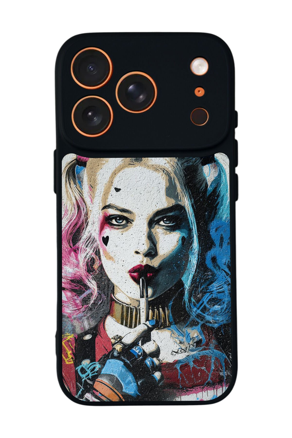 iPhone 17 Pro Uyumlu HarleyQueen Tasarımlı Glossy Premium Kılıf