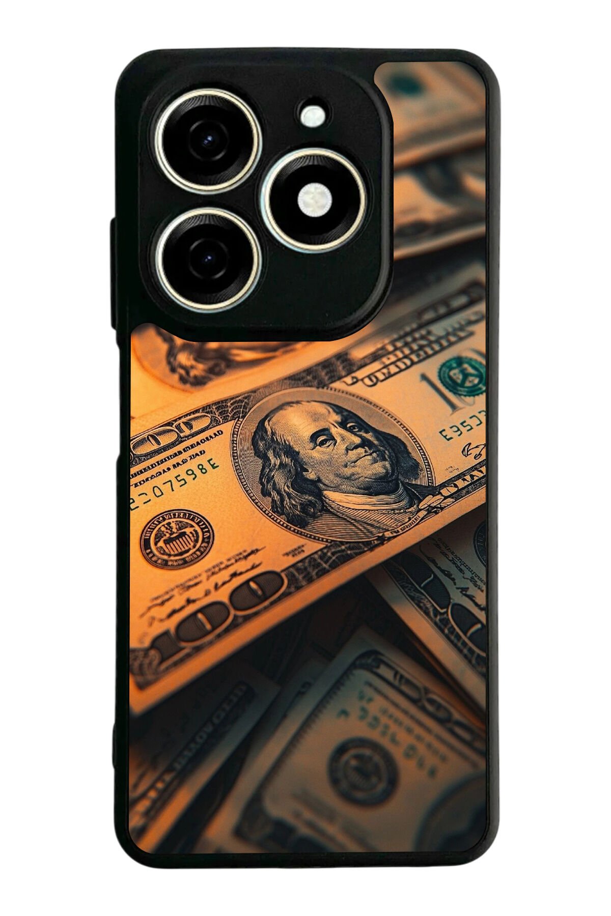 Infınıx Smart 8 Pro Uyumlu Para Tasarımlı Glossy Premium Kılıf