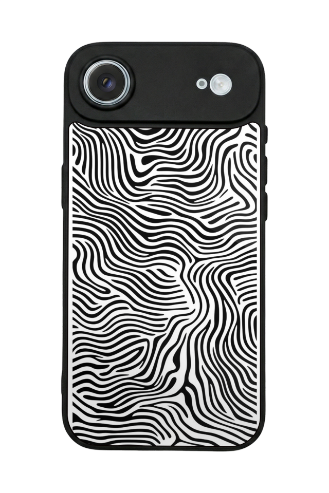 iPhone 17 Air Uyumlu Çizgi Sanatı Tasarımlı Glossy Premium Kılıf