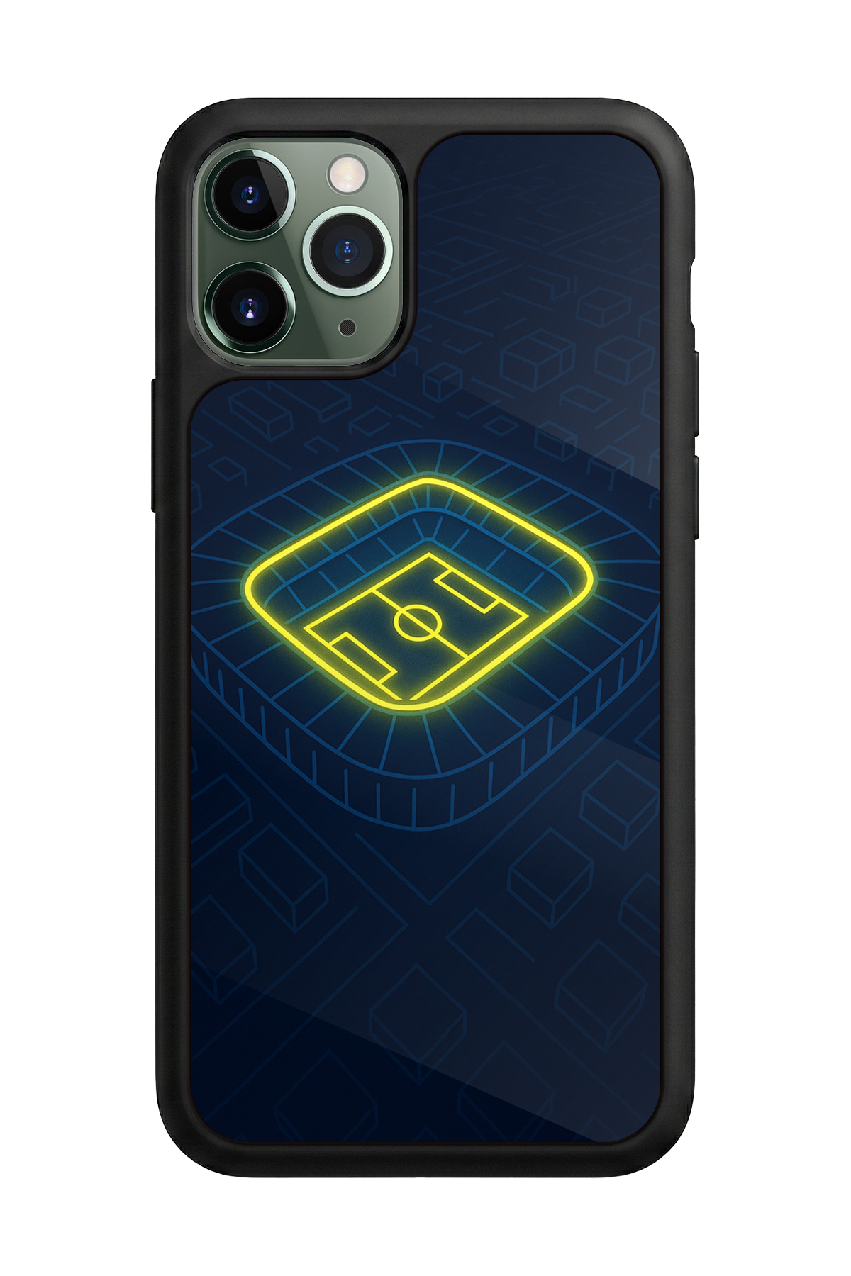 iPhone 11 Pro Max Uyumlu Fenerbahce Tasarımlı Glossy Premium Kılıf