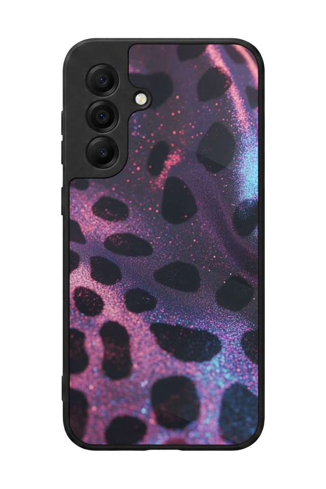 Samsung Galaxy A17 Uyumlu Hologram Leopar Tasarımlı Glossy Premium Kılıf