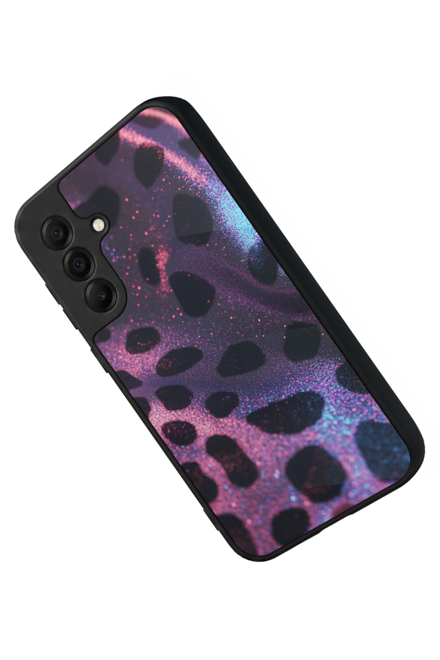 Samsung Galaxy A17 Uyumlu Hologram Leopar Tasarımlı Glossy Premium Kılıf