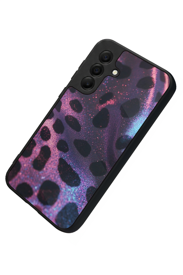 Samsung Galaxy A17 Uyumlu Hologram Leopar Tasarımlı Glossy Premium Kılıf
