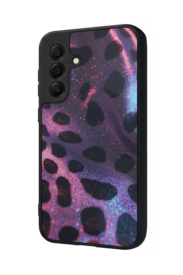Samsung Galaxy A17 Uyumlu Hologram Leopar Tasarımlı Glossy Premium Kılıf