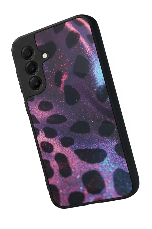 Samsung Galaxy A17 Uyumlu Hologram Leopar Tasarımlı Glossy Premium Kılıf