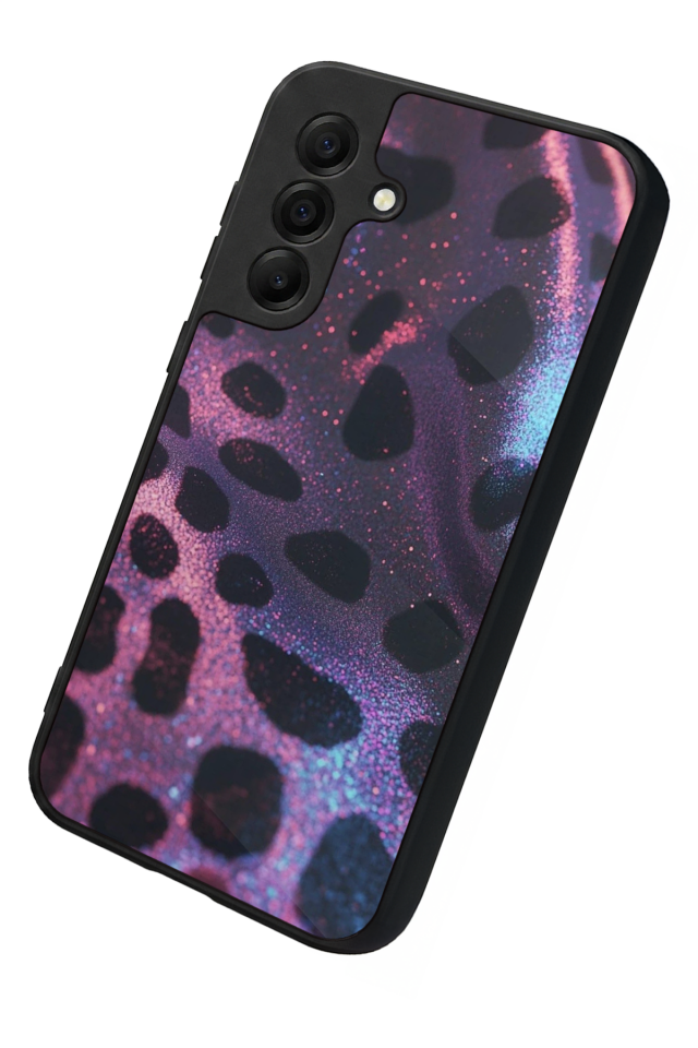 Samsung Galaxy A17 Uyumlu Hologram Leopar Tasarımlı Glossy Premium Kılıf