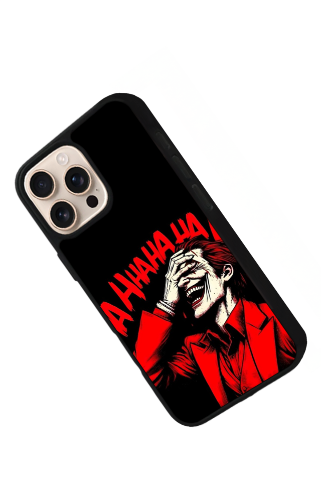 iPhone 16 Pro Uyumlu Joker Tasarımlı Glossy Premium Kılıf