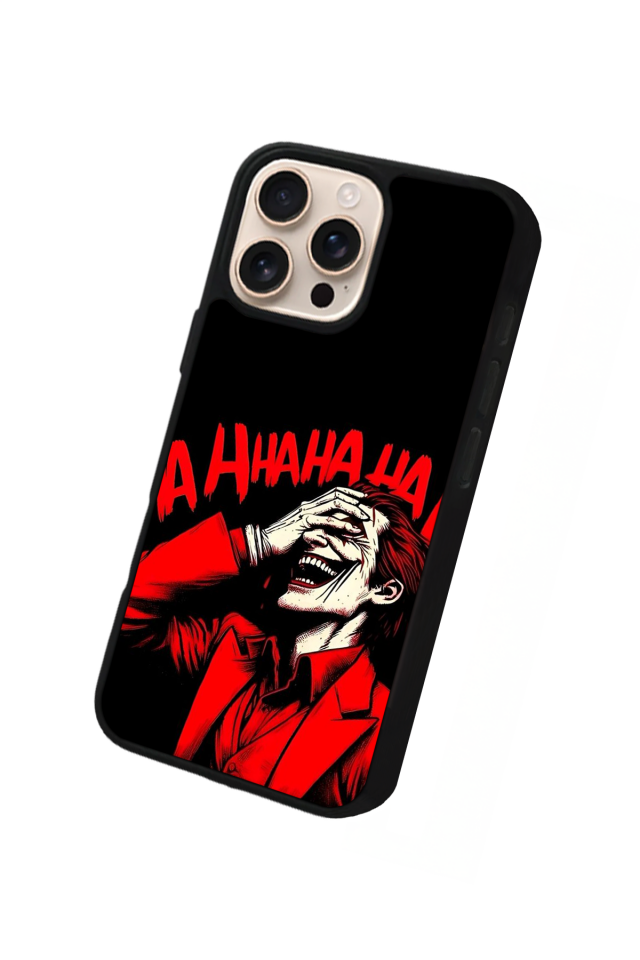 iPhone 16 Pro Uyumlu Joker Tasarımlı Glossy Premium Kılıf