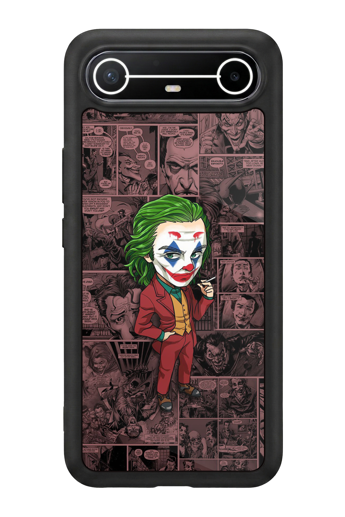 Tecno Spark Slim 5G Uyumlu Joker Tasarımlı Glossy Premium Kılıf
