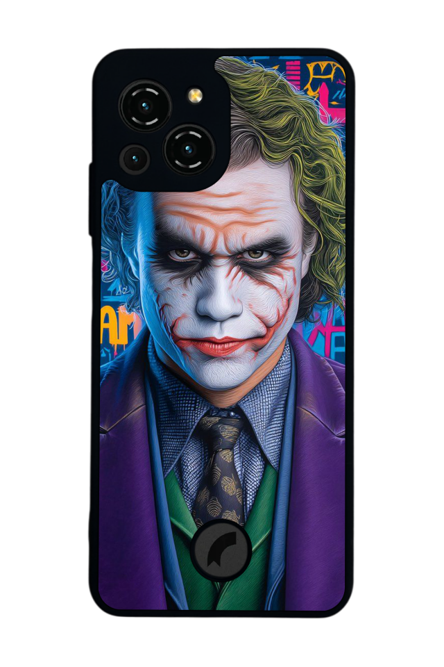 Reeder S23 Pro Max Uyumlu Joker Tasarımlı Glossy Premium Kılıf
