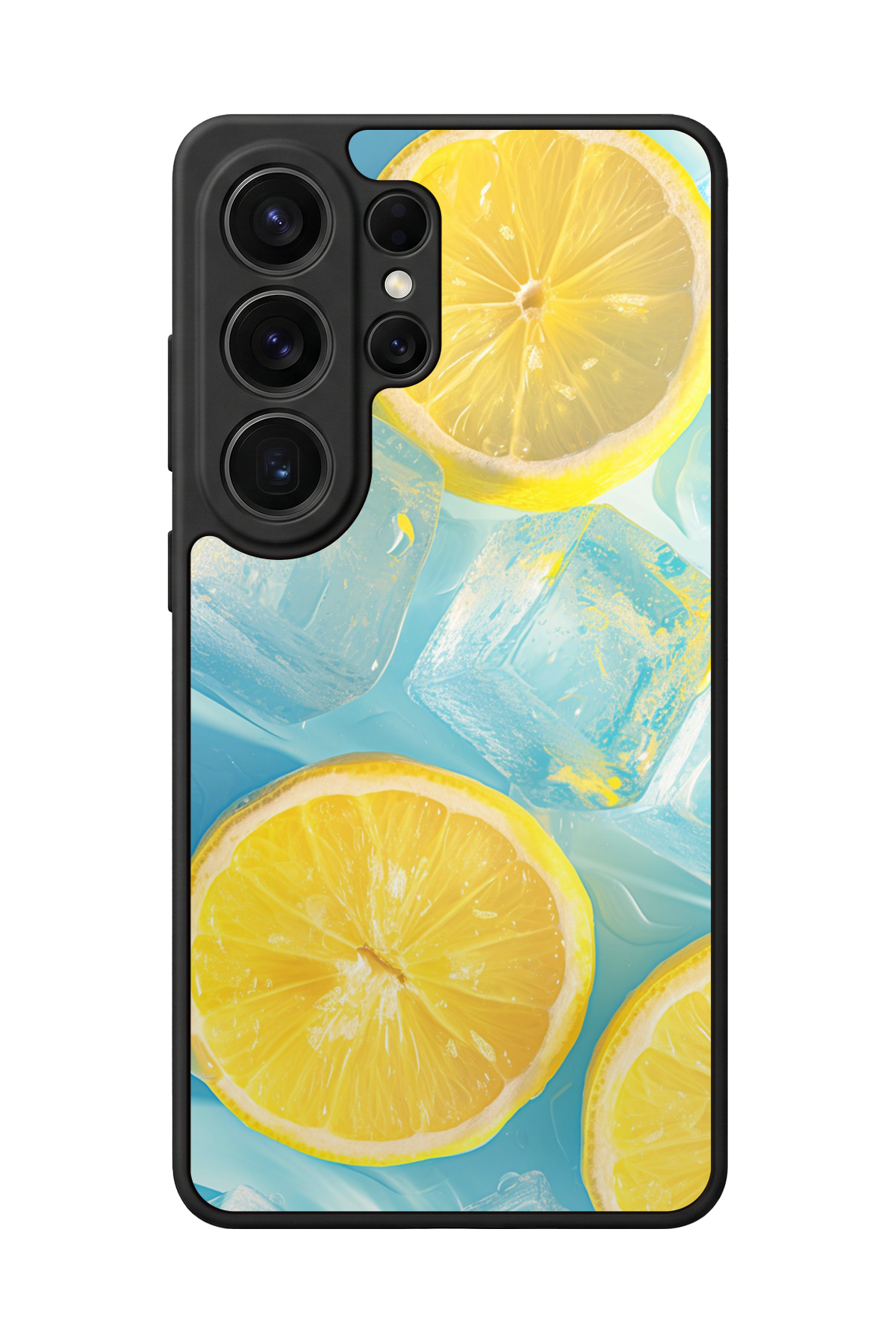 Samsung Galaxy S26 Ultra Uyumlu Limon Tasarımlı Glossy Premium Kılıf