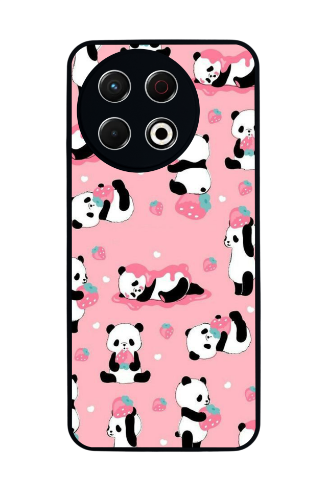 Tecno Spark 30 Pro Uyumlu Ayı Tasarımlı Glossy Premium Kılıf