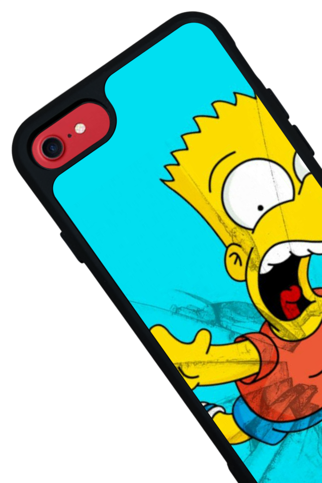 iPhone 7 Uyumlu The Simpsons Tasarımlı Glossy Premium Kılıf