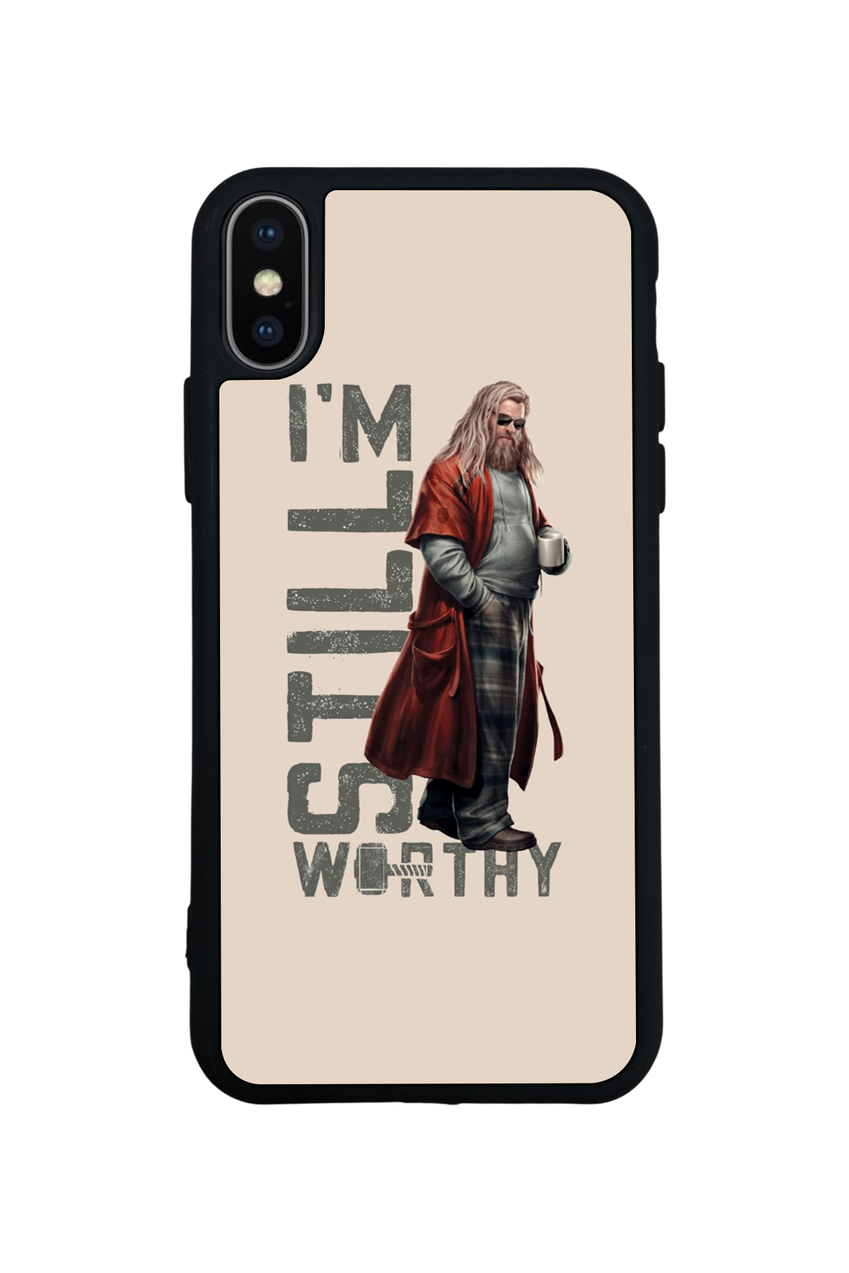 iPhone X/ XS Uyumlu Thor Tasarımlı Glossy Premium Kılıf