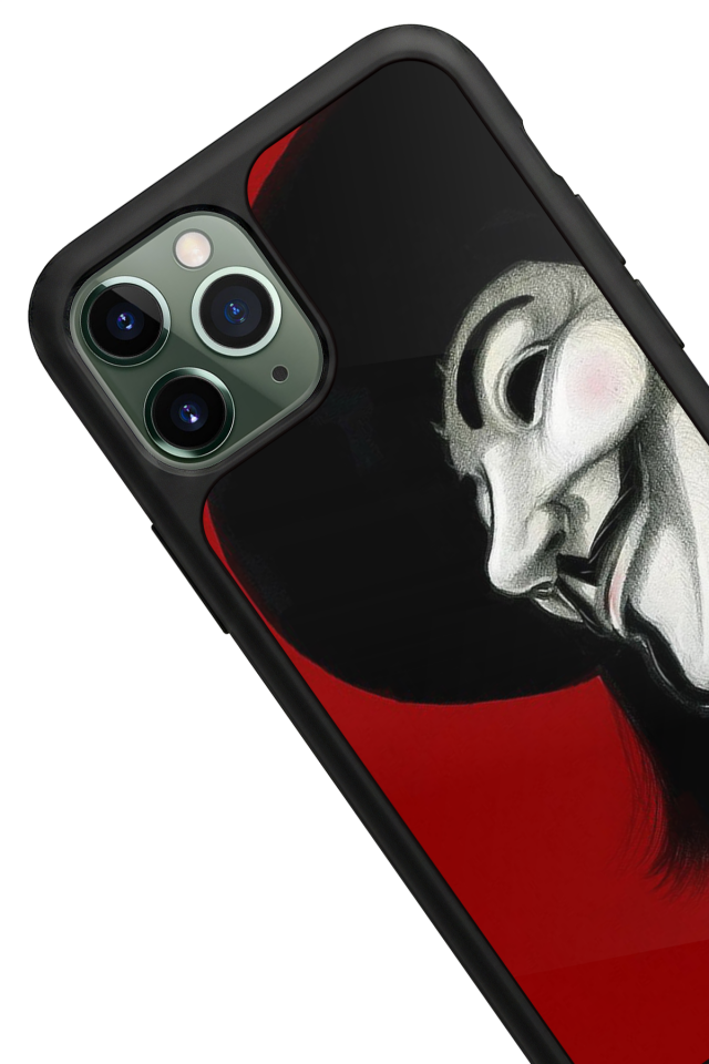 iPhone 11 Pro Max Uyumlu Vendetta Tasarımlı Glossy Premium Kılıf