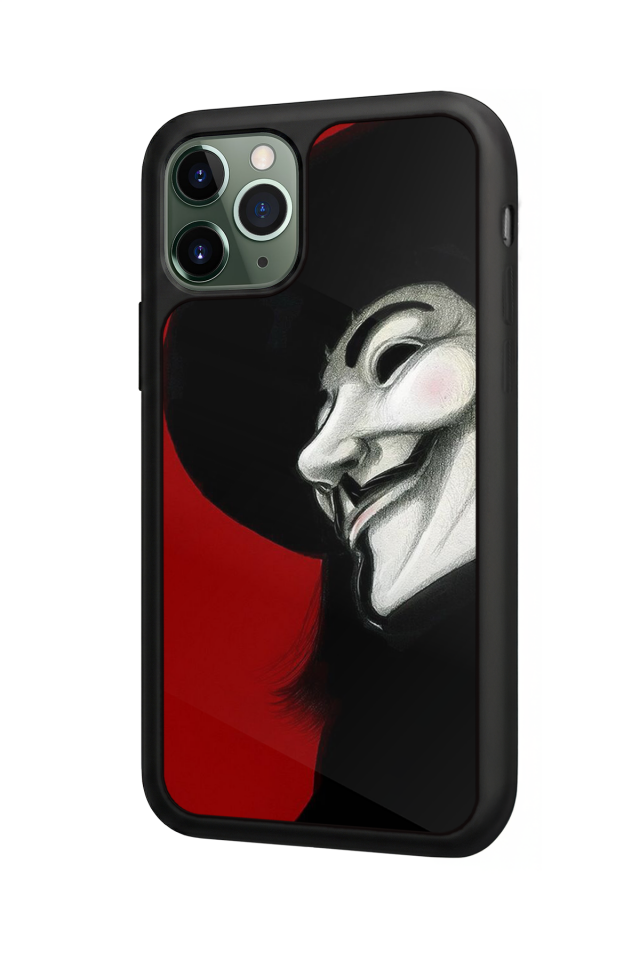 iPhone 11 Pro Max Uyumlu Vendetta Tasarımlı Glossy Premium Kılıf