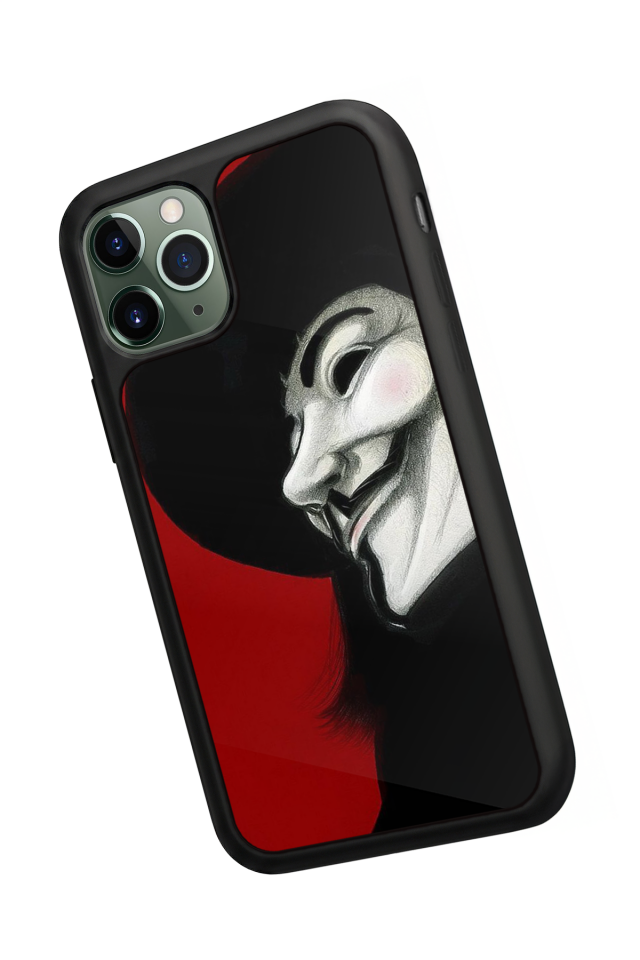iPhone 11 Pro Max Uyumlu Vendetta Tasarımlı Glossy Premium Kılıf