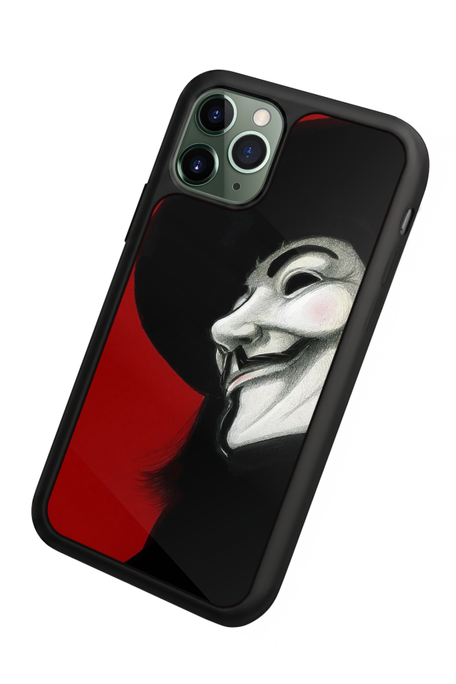 iPhone 11 Pro Max Uyumlu Vendetta Tasarımlı Glossy Premium Kılıf