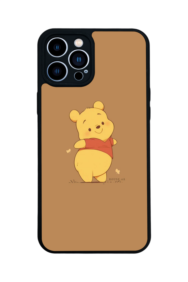 iPhone 13 Pro Max Uyumlu Winnie Tasarımlı Glossy Premium Kılıf