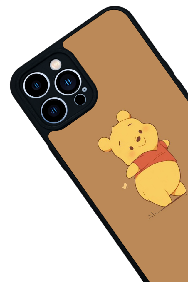 iPhone 13 Pro Max Uyumlu Winnie Tasarımlı Glossy Premium Kılıf