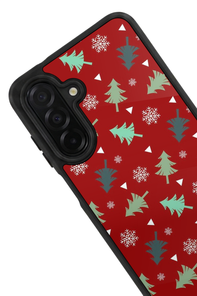 Samsung Galaxy A36 Uyumlu Yilbasi Christmas Tasarımlı Glossy Premium Kılıf