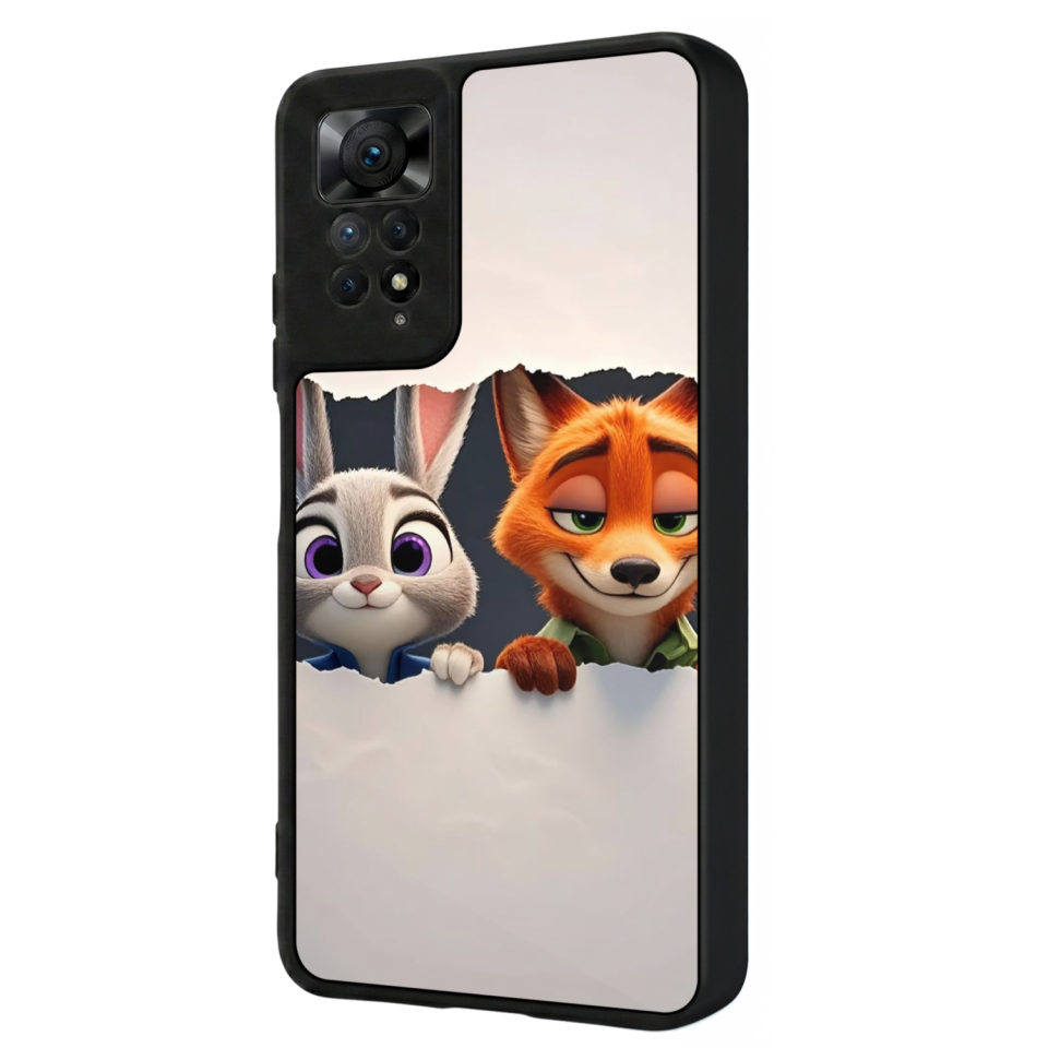 Xiaomi Redmi Note 11 Pro Uyumlu Zootropolis Tasarımlı Glossy Premium Kılıf