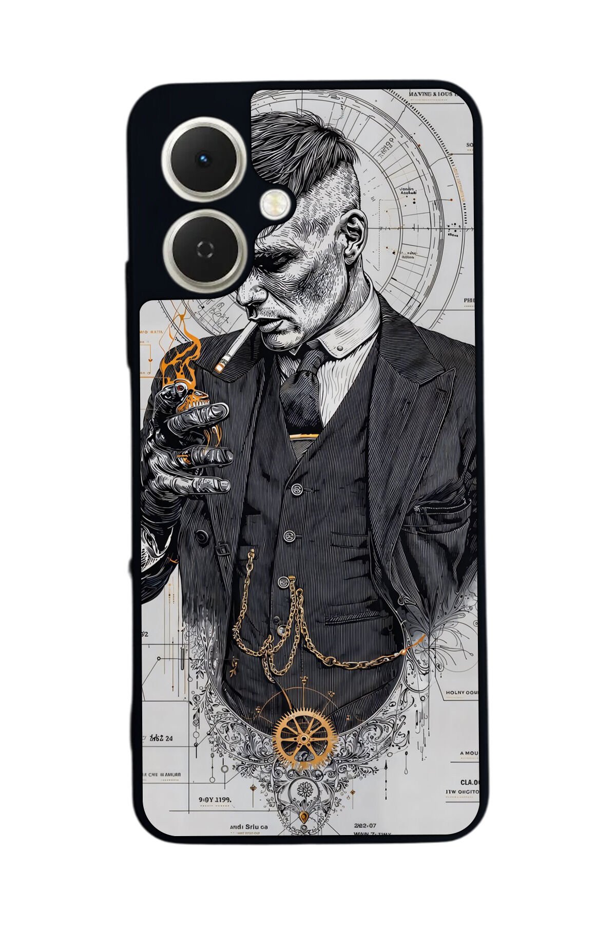 Tecno Spark GO 2 Uyumlu Peaky Blinders Tasarımlı Glossy Premium Kılıf