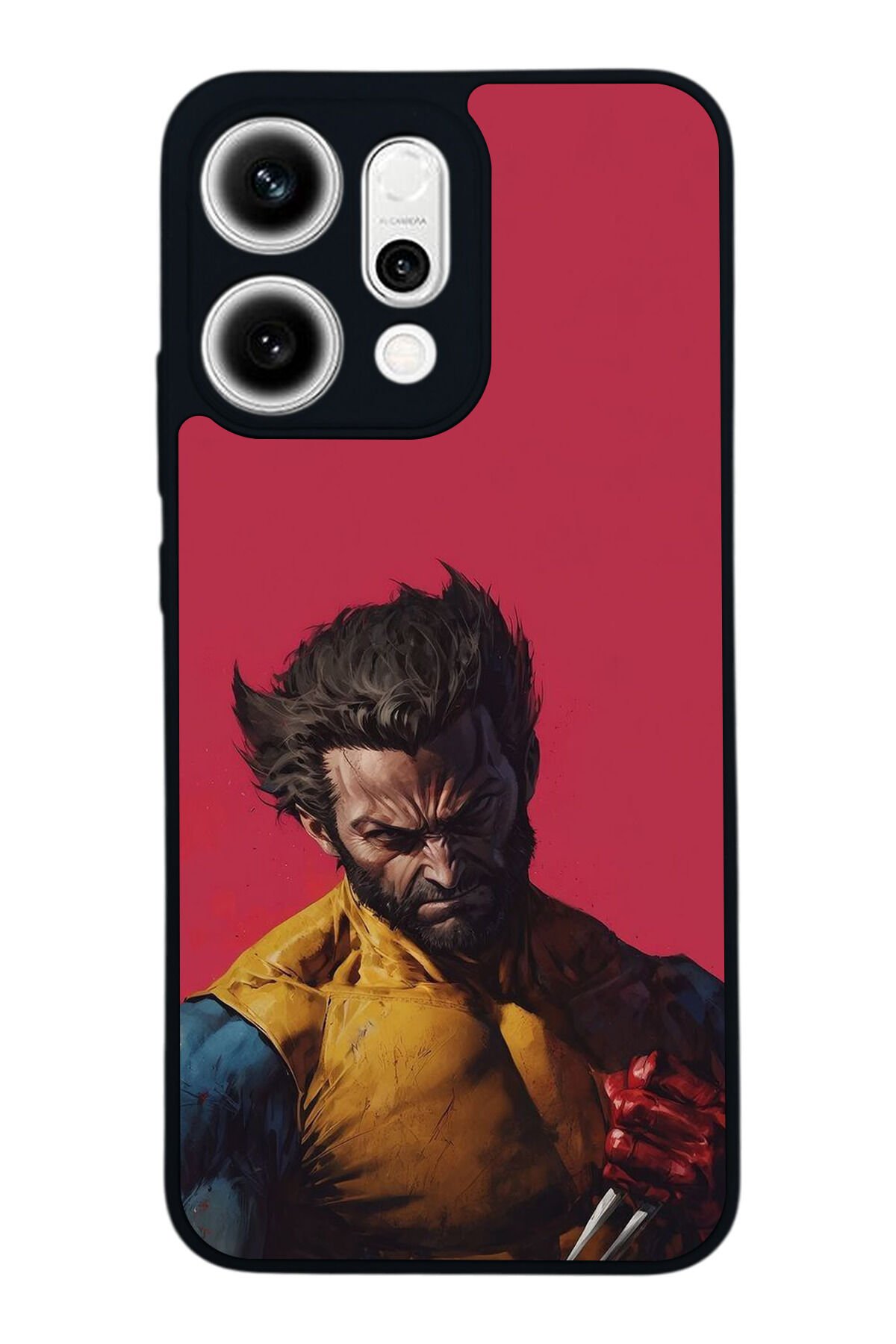 Oppo Reno 14 Uyumlu Wolverine Tasarımlı Glossy Premium Kılıf