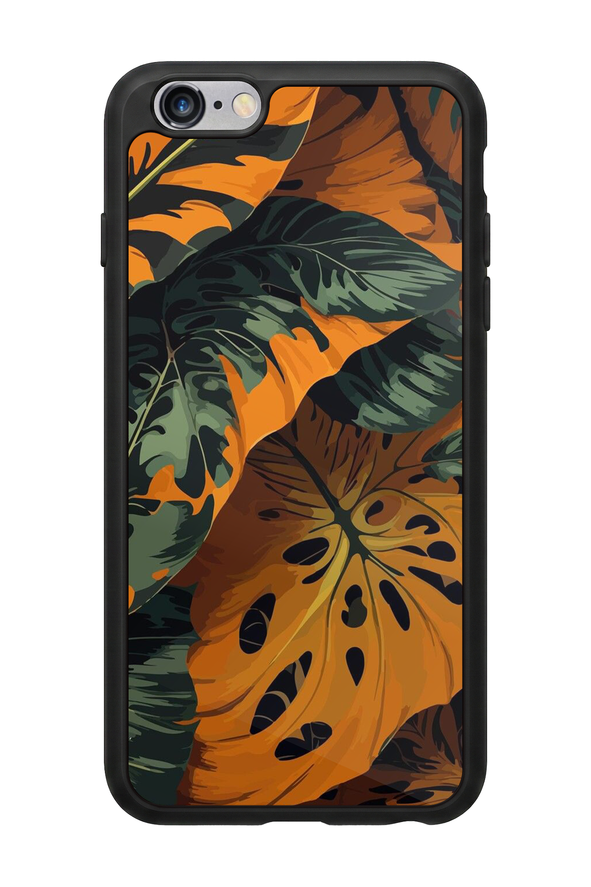iPhone 6 Plus Uyumlu Botanik Tasarımlı Glossy Premium Kılıf