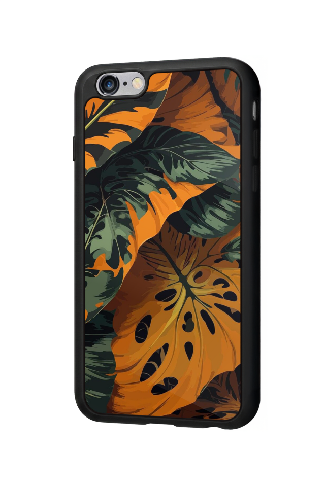 iPhone 6 Plus Uyumlu Botanik Tasarımlı Glossy Premium Kılıf