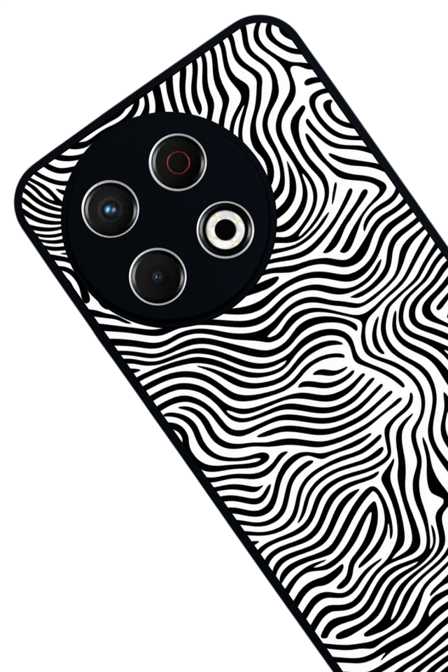 Tecno Spark 30 Pro Uyumlu Çizgi Sanatı Tasarımlı Glossy Premium Kılıf