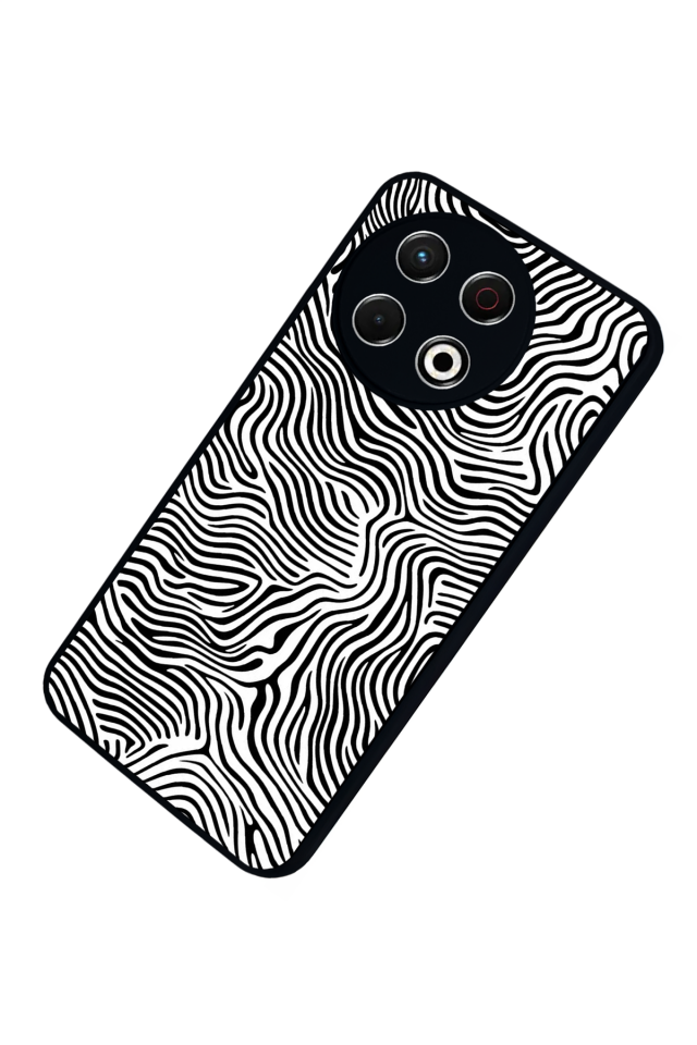 Tecno Spark 30 Pro Uyumlu Çizgi Sanatı Tasarımlı Glossy Premium Kılıf