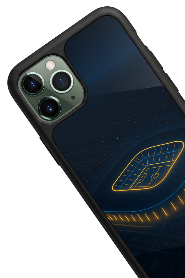 iPhone 11 Pro Max Uyumlu Fenerbahce Tasarımlı Glossy Premium Kılıf