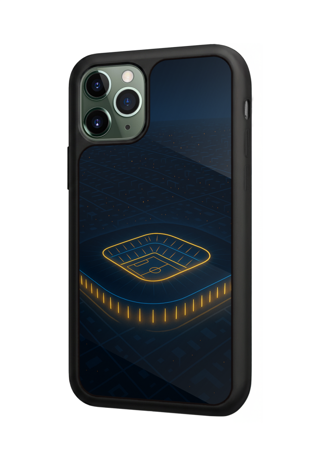 iPhone 11 Pro Max Uyumlu Fenerbahce Tasarımlı Glossy Premium Kılıf
