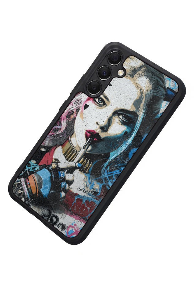 Samsung Galaxy M34 Uyumlu HarleyQueen Tasarımlı Glossy Premium Kılıf