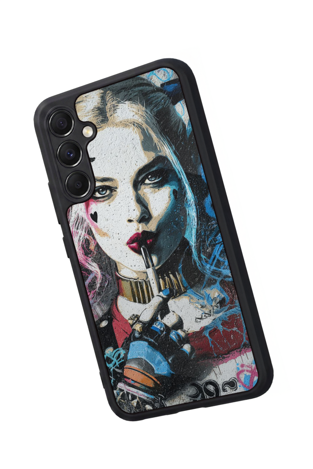 Samsung Galaxy M34 Uyumlu HarleyQueen Tasarımlı Glossy Premium Kılıf