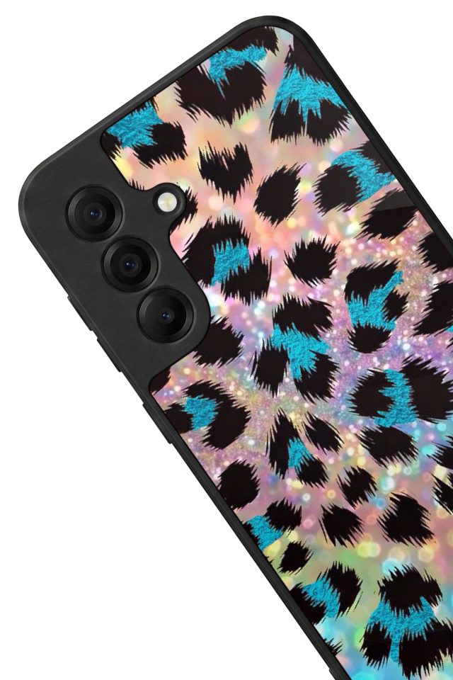 Samsung Galaxy A17 Uyumlu Hologram Leopar Tasarımlı Glossy Premium Kılıf