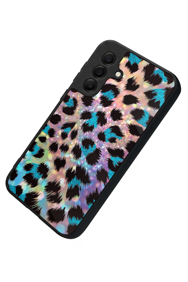 Samsung Galaxy A17 Uyumlu Hologram Leopar Tasarımlı Glossy Premium Kılıf