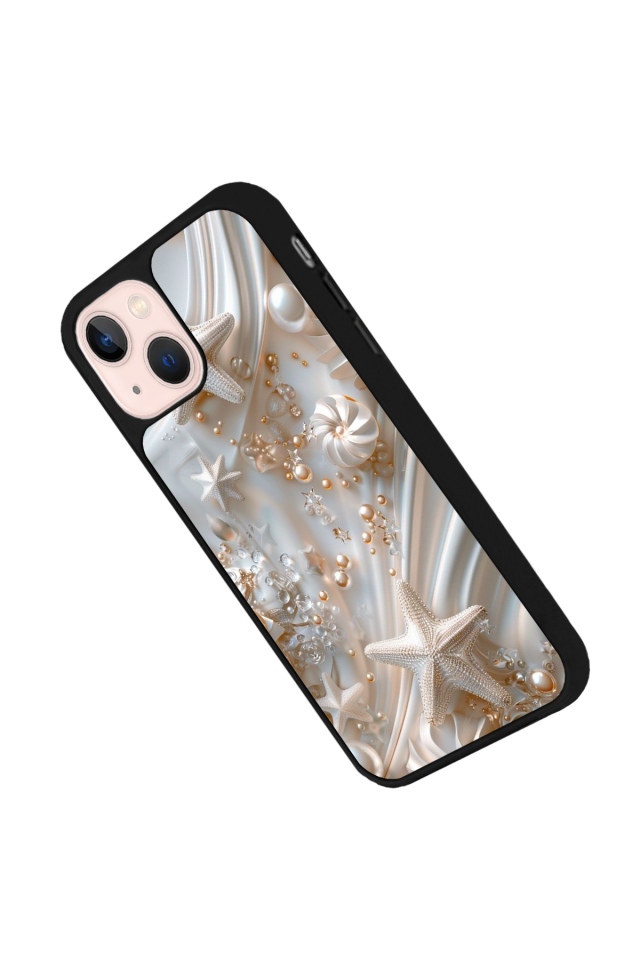 iPhone 15 Uyumlu  İnci Tasarımlı Glossy Premium Kılıf