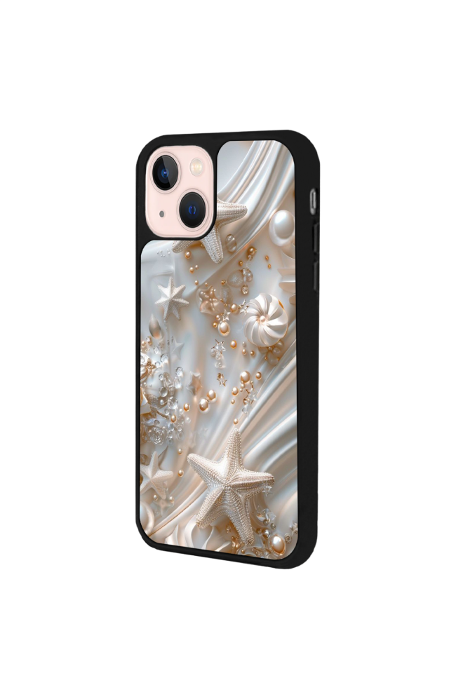 iPhone 15 Uyumlu  İnci Tasarımlı Glossy Premium Kılıf