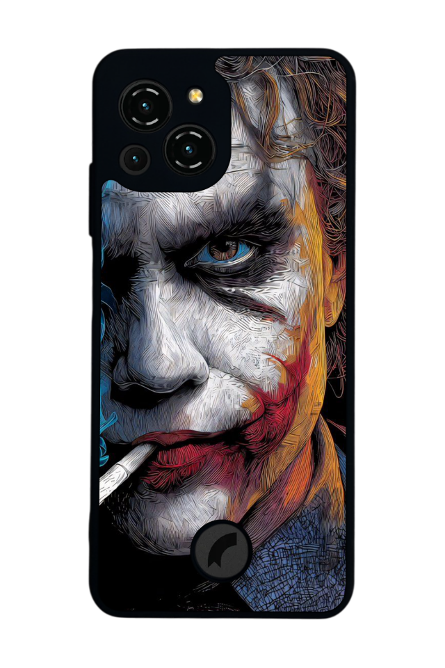 Reeder S23 Pro Max Uyumlu Joker Tasarımlı Glossy Premium Kılıf