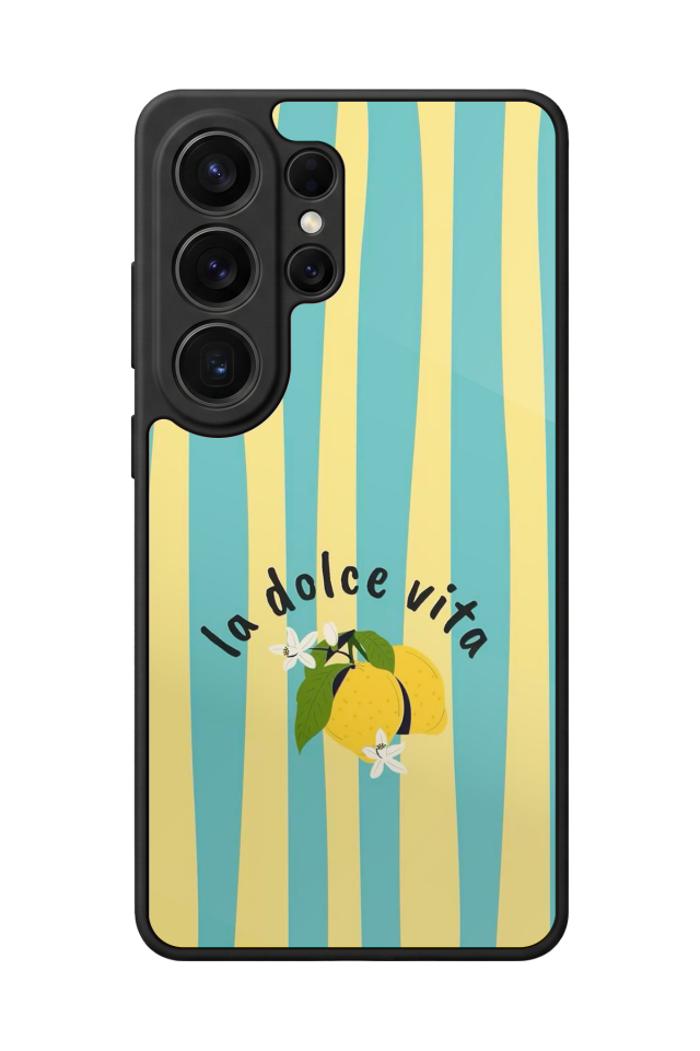 Samsung Galaxy S26 Ultra Uyumlu Limon Tasarımlı Glossy Premium Kılıf